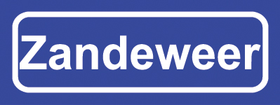 Koelkastmagneet plaatsnaambord Zandeweer