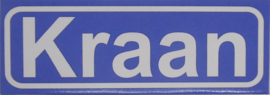 Koelkastmagneet plaatsnaambord Kraan