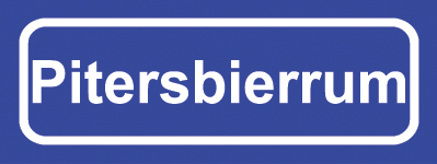 Koelkastmagneet plaatsnaambord Pitersbierrum