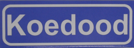 Koelkastmagneet plaatsnaambord Koedood