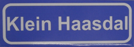 Koelkastmagneet plaatsnaambord Klein Haasdal