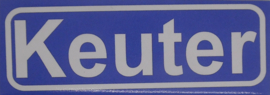 Koelkastmagneet plaatsnaambord Keuter