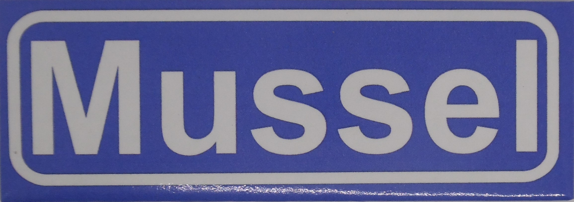Koelkastmagneet plaatsnaambord Mussel