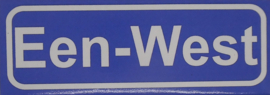 Koelkastmagneet plaatsnaambord Een-West
