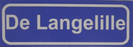 Koelkastmagneet plaatsnaambord De Langelille