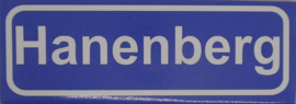 Koelkastmagneet plaatsnaambord Hanenberg