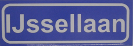 Koelkastmagneet plaatsnaambord Ijssellaan