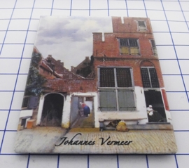 koelkastmagneet Johannes Vermeer straatje 20.305