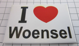 koelkastmagneet   I love Woensel  N_NB1.006