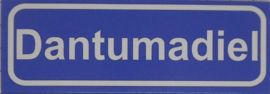 Koelkastmagneet plaatsnaambord Dantumadiel