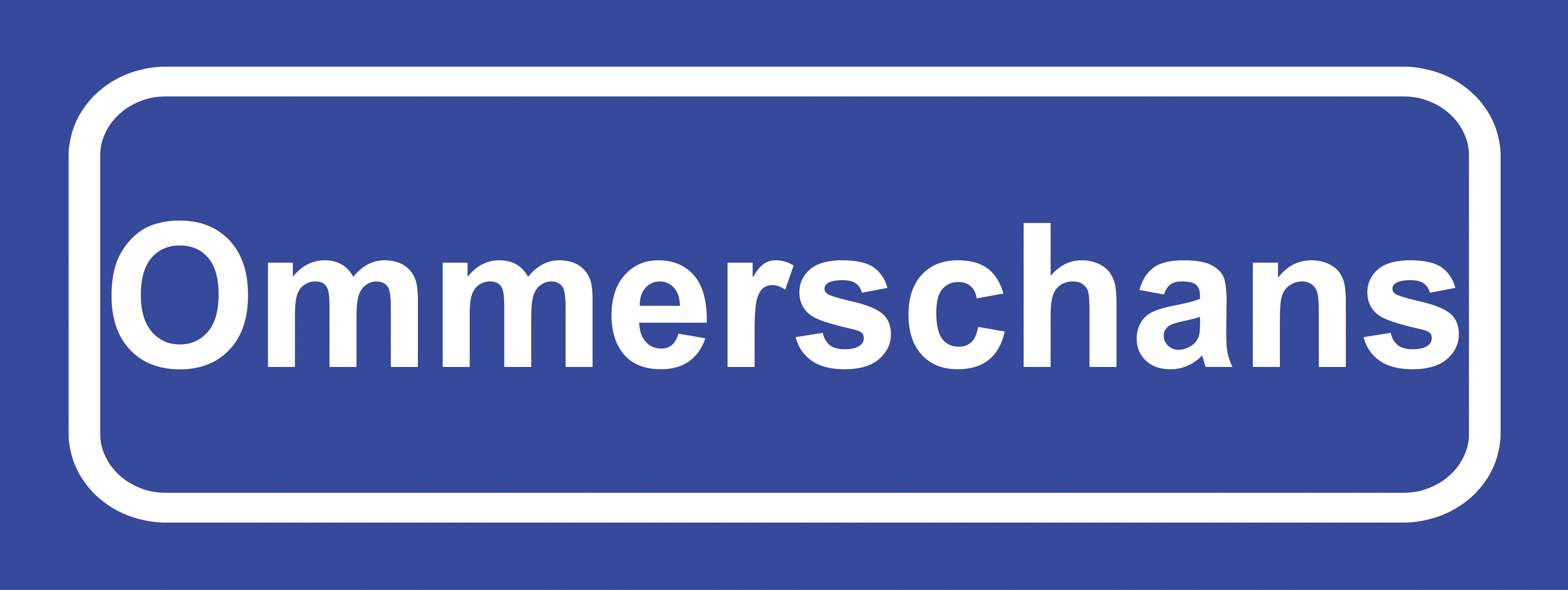 Koelkastmagneet plaatsnaambord Ommerschans