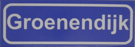 Koelkastmagneet plaatsnaambord Groenendijk