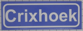 Koelkastmagneet plaatsnaambord Crixhoek