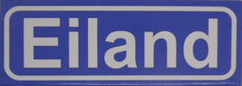 Koelkastmagneet plaatsnaambord Eiland