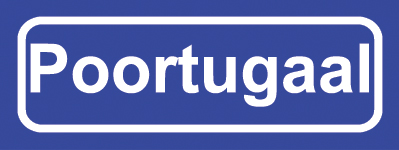 Koelkastmagneet plaatsnaambord Poortugaal