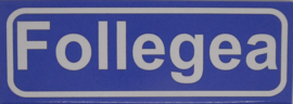 Koelkastmagneet plaatsnaambord Follegea