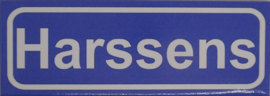 Koelkastmagneet plaatsnaambord Harssens