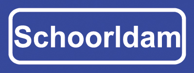 Koelkastmagneet plaatsnaambord Schoorldam