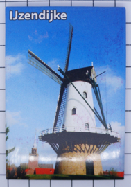 koelkastmagneet plaatsnaambord Ijzendijke N_ZE8.902