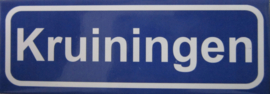 Koelkastmagneet plaatsnaambord Kruiningen