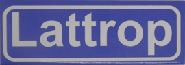 Koelkastmagneet plaatsnaambord Lattrop