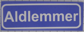 Koelkastmagneet plaatsnaambord Aldlemmer