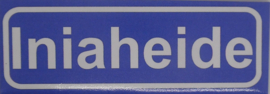Koelkastmagneet plaatsnaambord Iniaheide