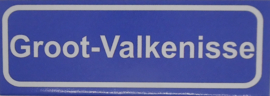 Koelkastmagneet plaatsnaambord Groot-Valkenisse