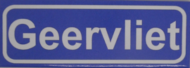 Koelkastmagneet plaatsnaambord Geervliet