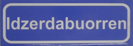 Koelkastmagneet plaatsnaambord Idzerdabuorren