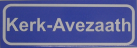 Koelkastmagneet plaatsnaambord Kerk-Avezaath