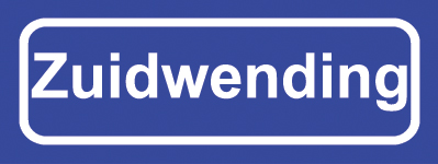 Koelkastmagneet plaatsnaambord Zuidwending