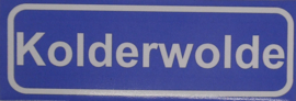 Koelkastmagneet plaatsnaambord Kolderwolde