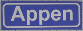 Koelkastmagneet plaatsnaambord Appen