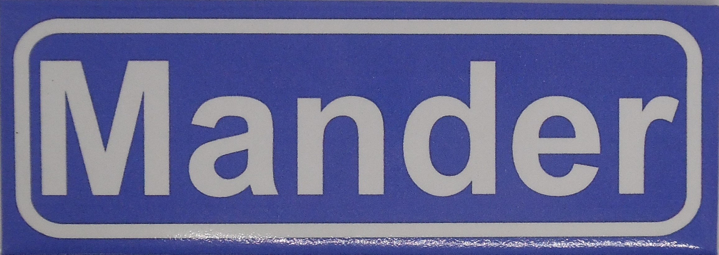 Koelkastmagneet plaatsnaambord Mander