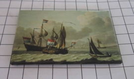 koelkastmagneet Holland VOC schepen Hollandse vlag 20.521