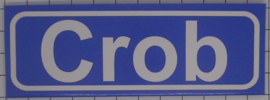 Koelkastmagneet plaatsnaambord Crob