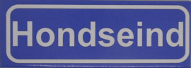 Koelkastmagneet plaatsnaambord Hondseind