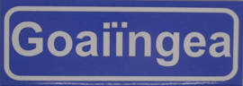 Koelkastmagneet plaatsnaambord Goaiïngea