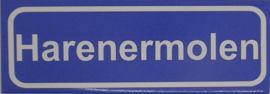 Koelkastmagneet plaatsnaambord Harenermolen