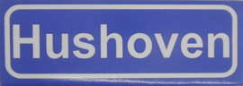 Koelkastmagneet plaatsnaambord Hushoven