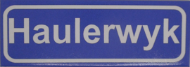 Koelkastmagneet plaatsnaambord Haulerwyk