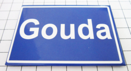 koelkastmagneet plaatsnaambord Gouda N_ZH2.005