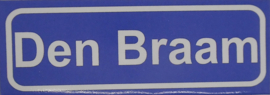 Koelkastmagneet plaatsnaambord Den Braam