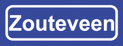 Koelkastmagneet plaatsnaambord Zouteveen