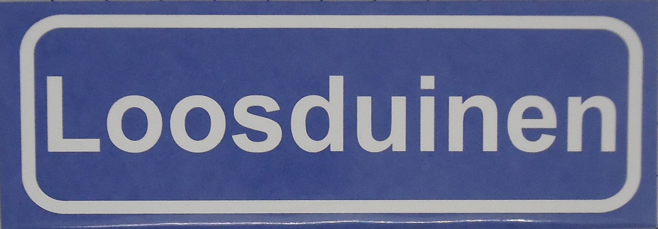 Koelkastmagneet plaatsnaambord Loosduinen