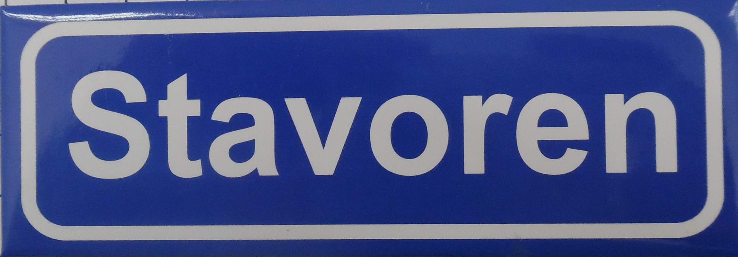 Koelkastmagneet plaatsnaambord Stavoren