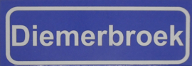 Koelkastmagneet plaatsnaambord Diemerbroek