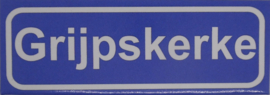 Koelkastmagneet plaatsnaambord Grijpskerke