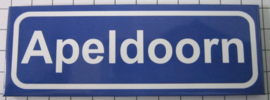 Koelkastmagneet plaatsnaambord Apeldoorn